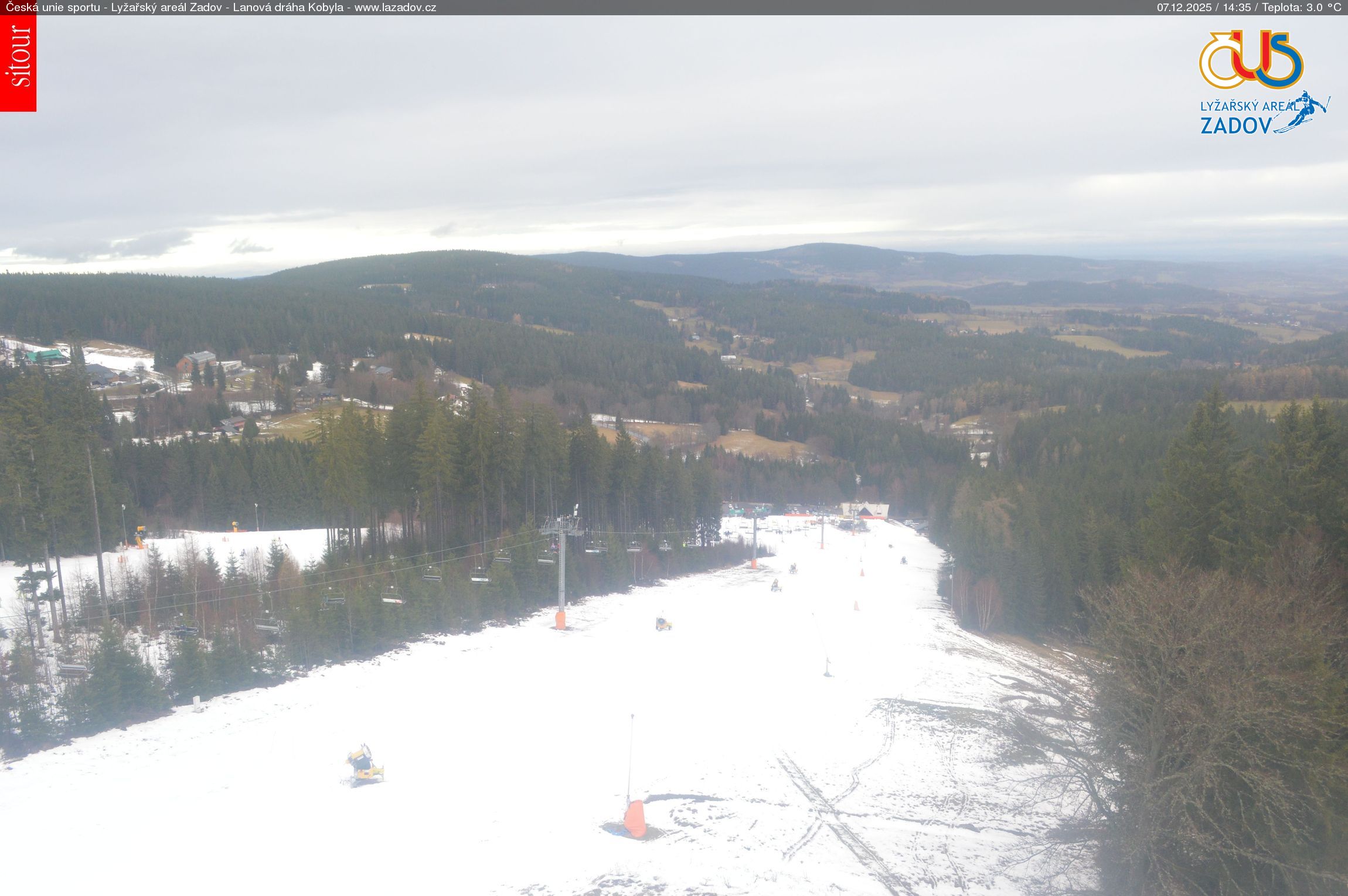 Zadov – pohled z můstku