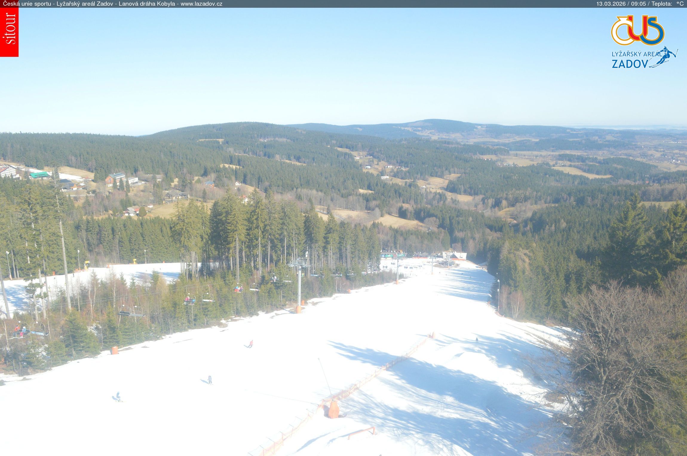 Zadov – pohled z můstku
